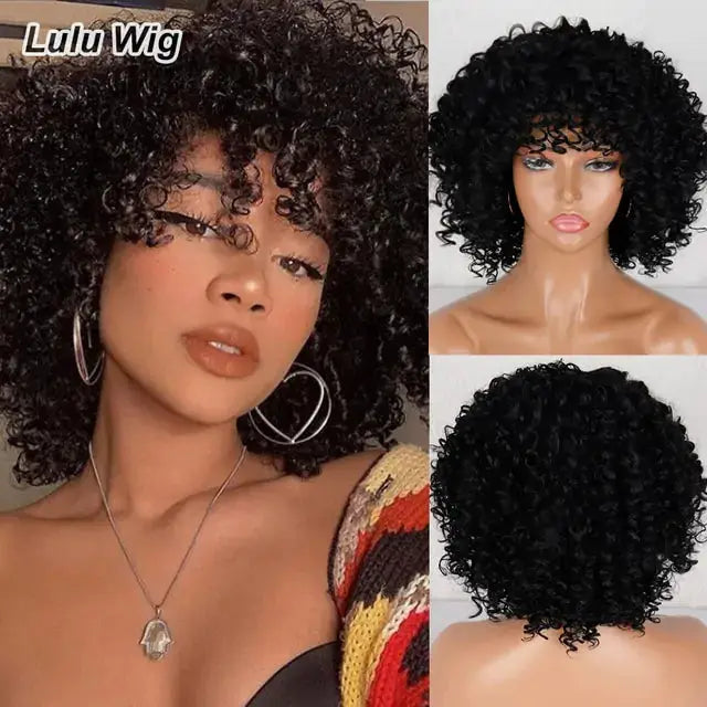 Afro Kinky Curly Wig by Oz-Direct.com