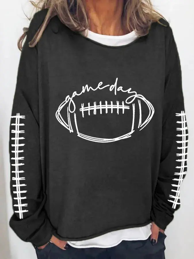 Women Football Gameday Long Sleeve by Oz-Direct.com