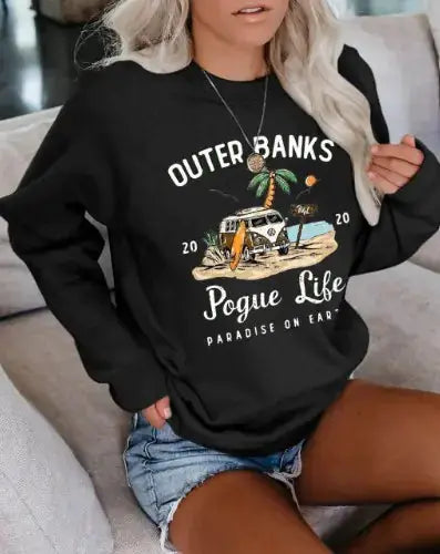 Women's "Outer Banks" Sweatshirt by Oz-Direct.com