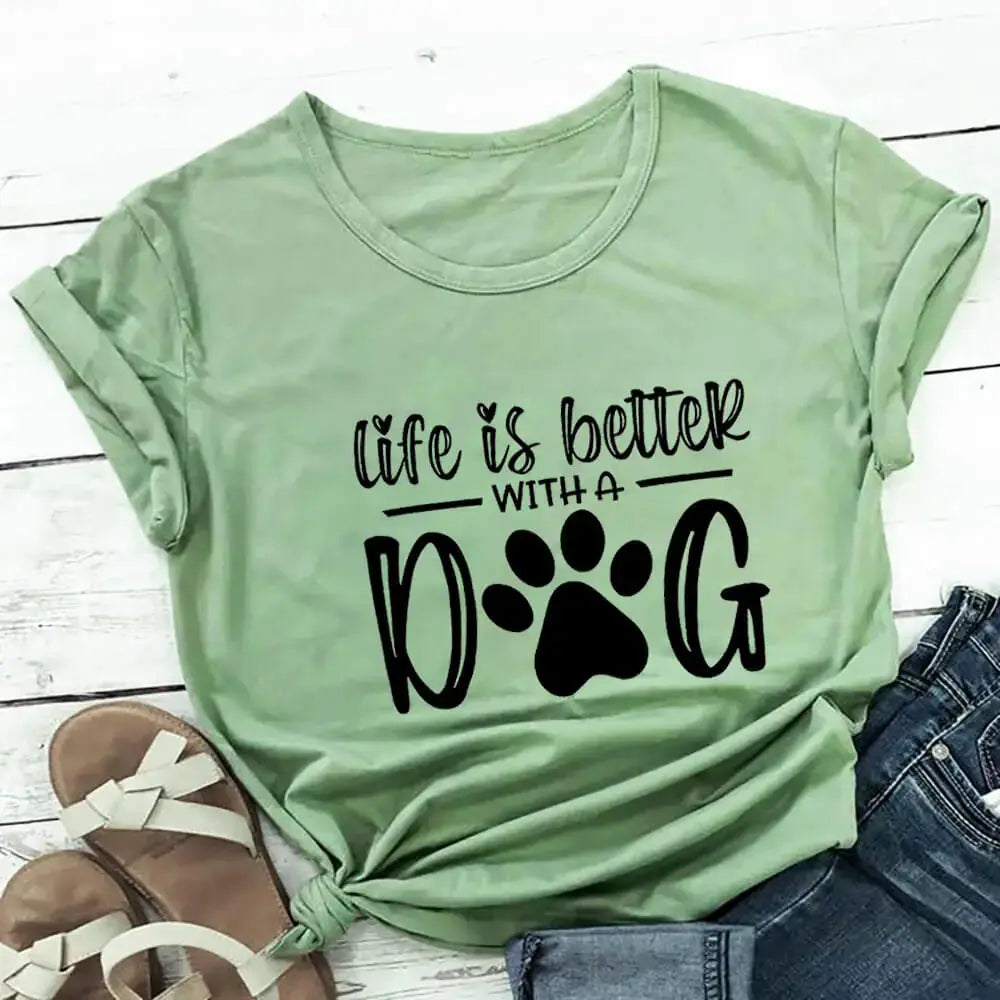 Life Is Better With A Dog Shirt by Oz-Direct.com