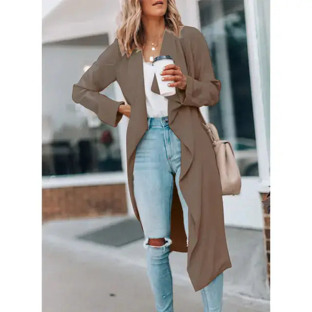 Women's Windbreaker Trench Coat by Oz-Direct.com
