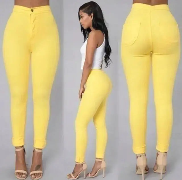 Women's High-Waist Skinny Jeans by Oz-Direct.com