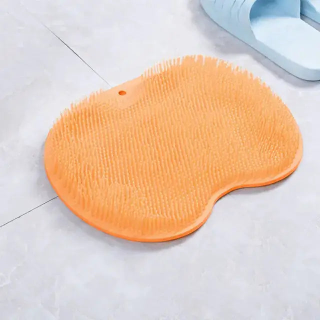 Bath Mat Back Massage Silicone Brush by Oz-Direct.com