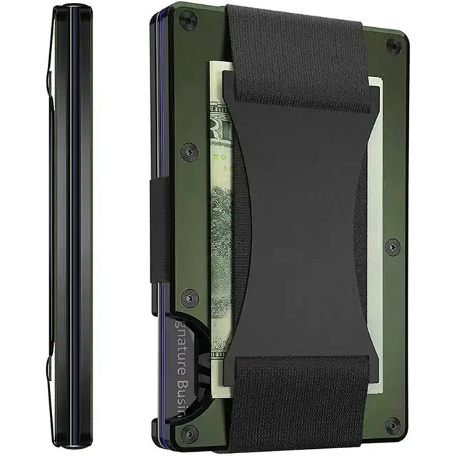 Minimalist Men Slim Wallet-Rfid Shielded by Oz-Direct.com