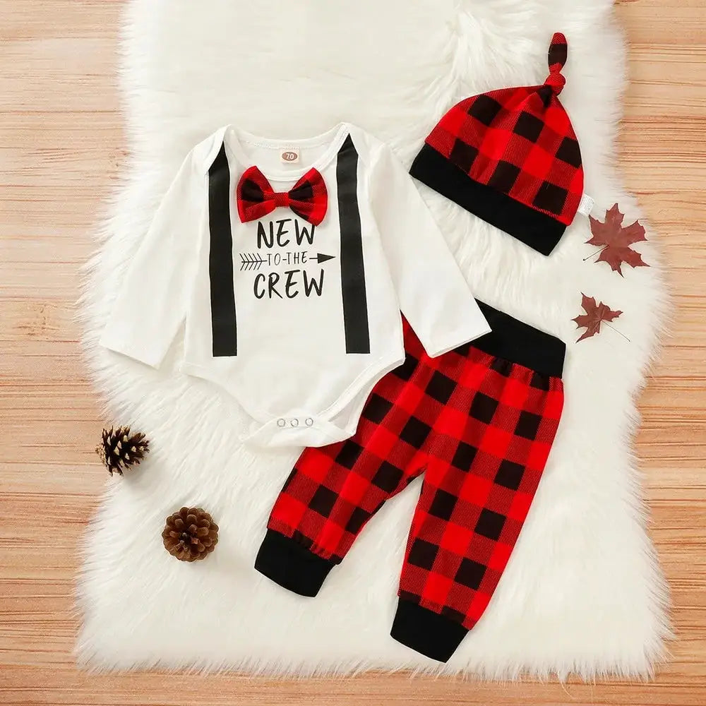 Cute 3PCS Set Newborn Baby Boy Clothes by Oz-Direct.com