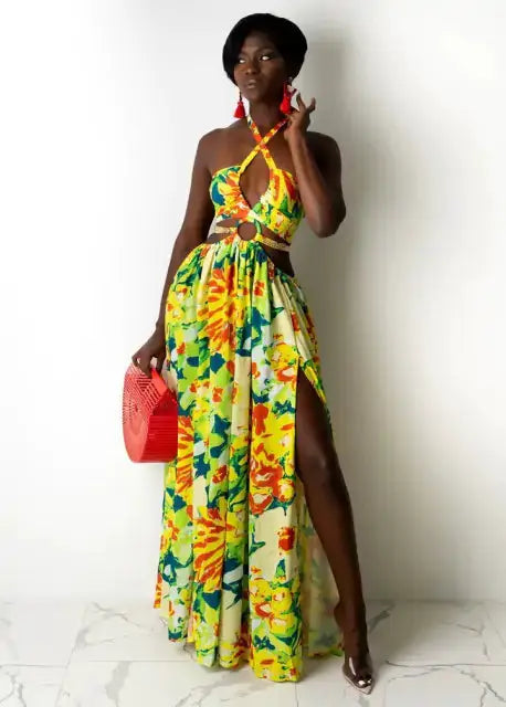 Floral Print Summer Dress by Oz-Direct.com
