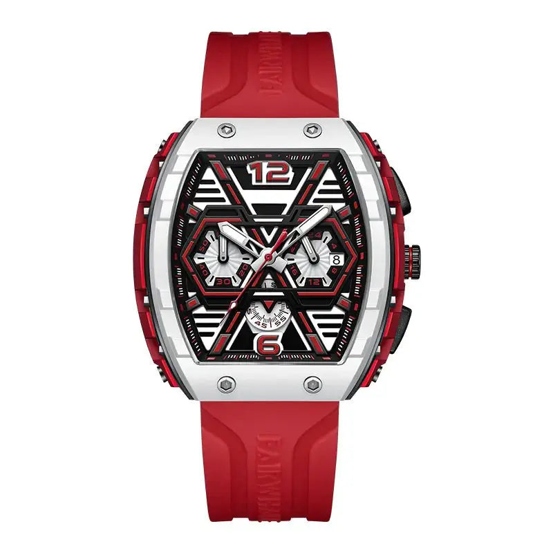 Multi-Hand Chronograph Rubber Strap by Oz-Direct.com