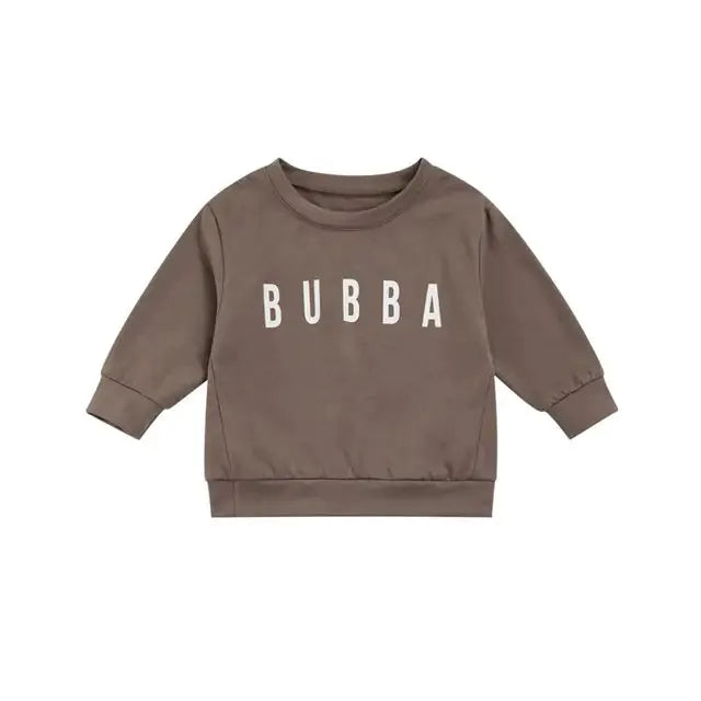 Toddler Solid Letter Print Pullover by Oz-Direct.com