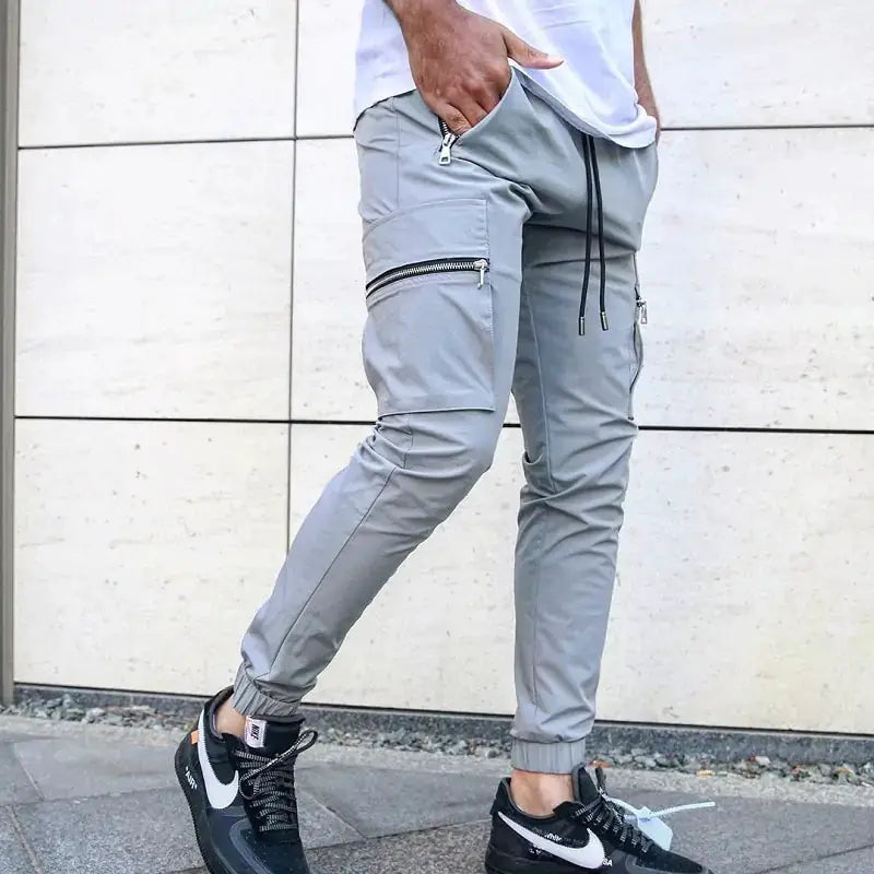 Zip Pocket Men's Cargo Pants by Oz-Direct.com