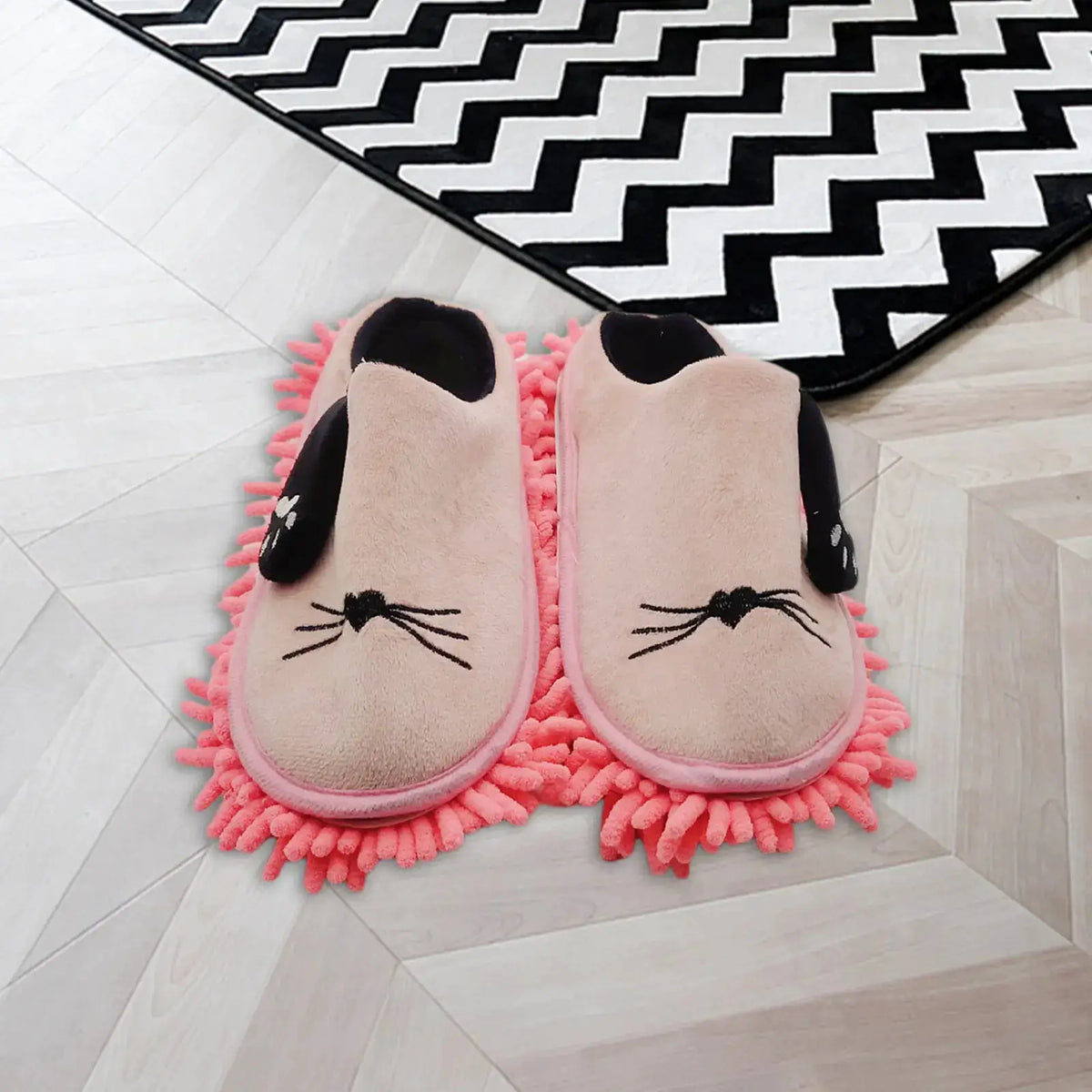 Washable Dust Mop Slipper Shoes by Oz-Direct.com