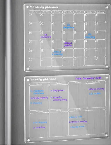 Acrylic Magnetic Calendar by Oz-Direct.com