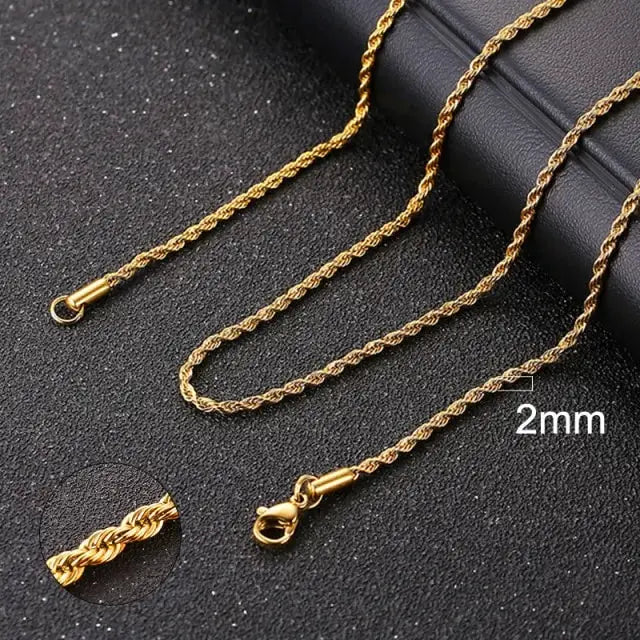 Unisex Cuban Chain Necklace by Oz-Direct.com