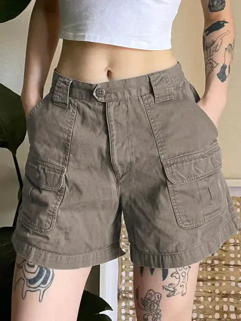 Pockets Stitch Straight Leg Short by Oz-Direct.com