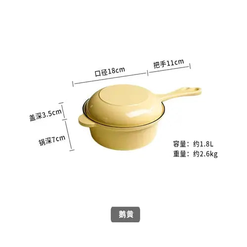 Cast Iron Single Handle Milk Pan by Oz-Direct.com
