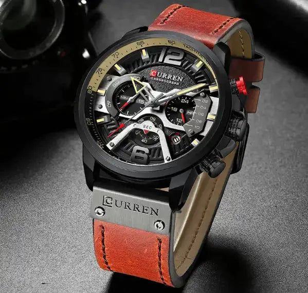 Leather Watch by Oz-Direct.com