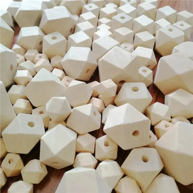 Natural Color Wooden Beads by Oz-Direct.com