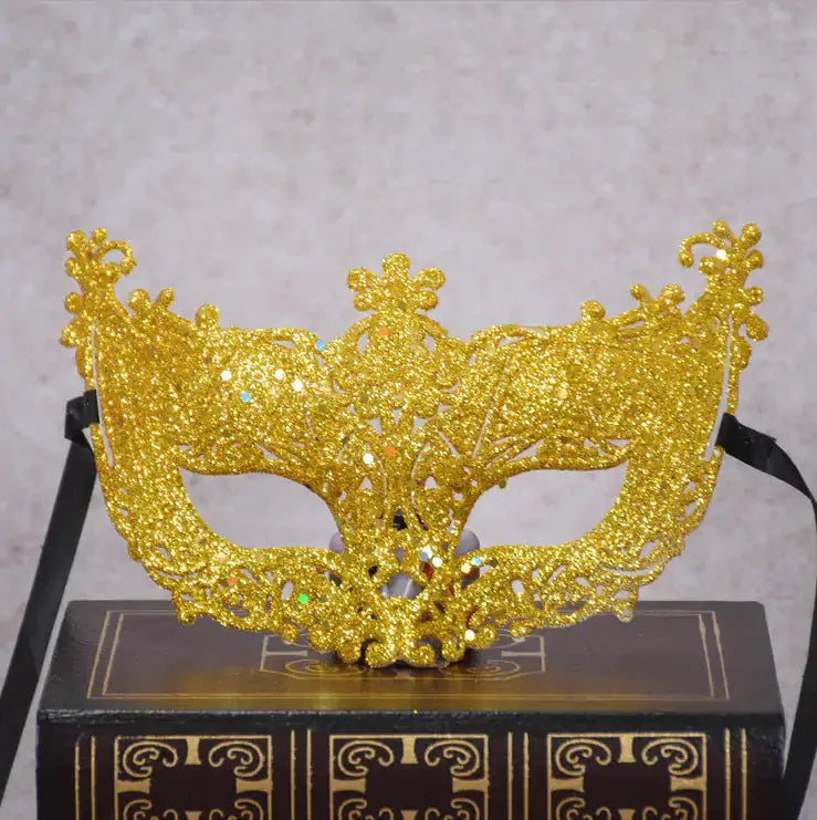 Prom Makeup Costume Lace Mask by Oz-Direct.com