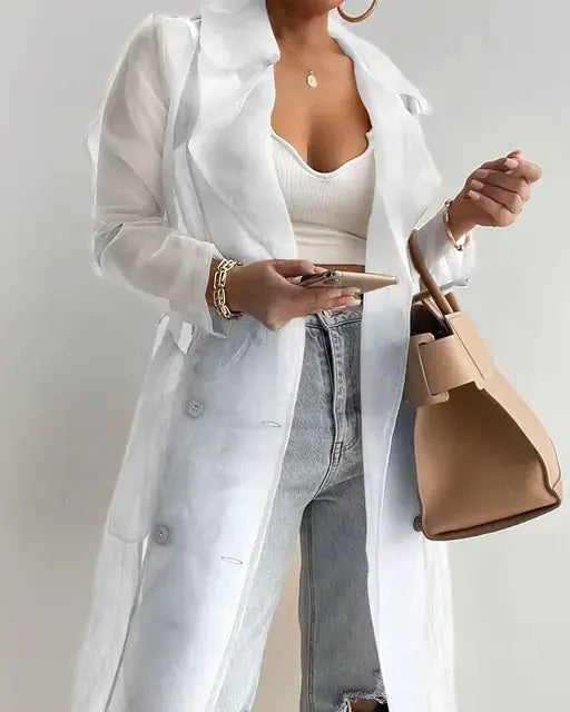 Women Fashion See Through Outdoor Tops by Oz-Direct.com