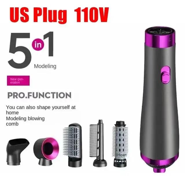 5 In 1 Hair Dryer Brush Set by Oz-Direct.com