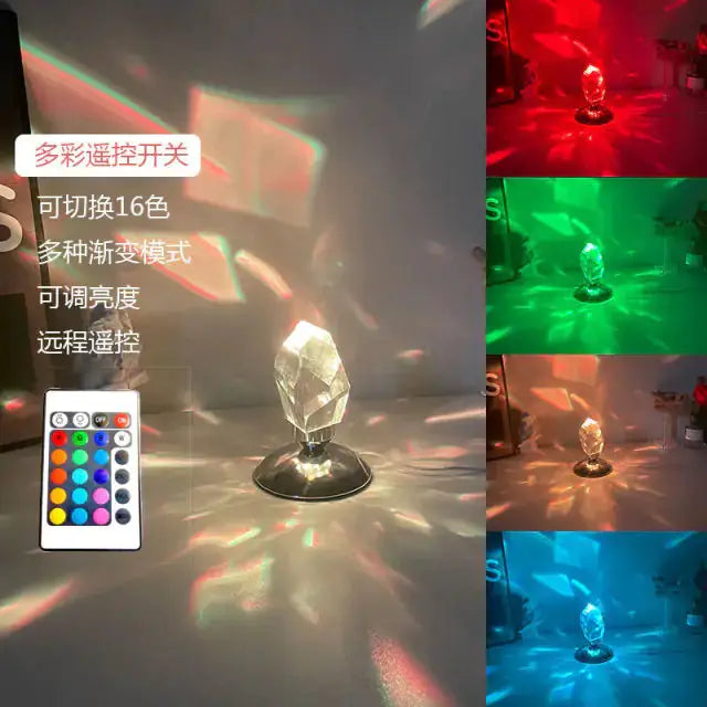 Crystal Night Lamp by Oz-Direct.com