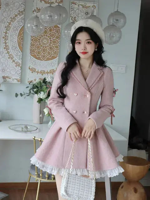 Korean Style Lace Party Mini Dress by Oz-Direct.com