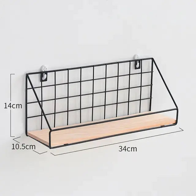 Nordic Wooden Wall Hanging Shelves by Oz-Direct.com