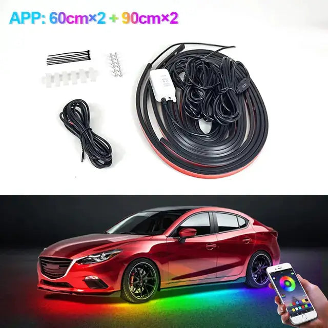 Car Flexible Ambient Atmosphere Lamp by Oz-Direct.com
