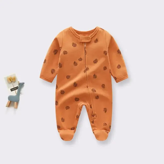 Newborn Baby Knitted Footie Jumpsuit by Oz-Direct.com