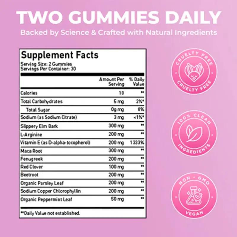 60 Tablets Female Pheromone Probiotic Gummies by Oz-Direct.com