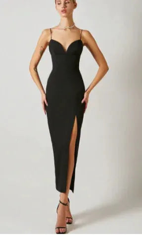 Sleeveless Mermaid Front With Slit Dress by Oz-Direct.com
