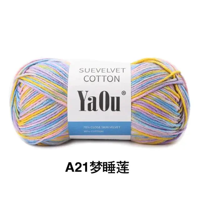 Suevelvet Cotton Knitting Yarn by Oz-Direct.com