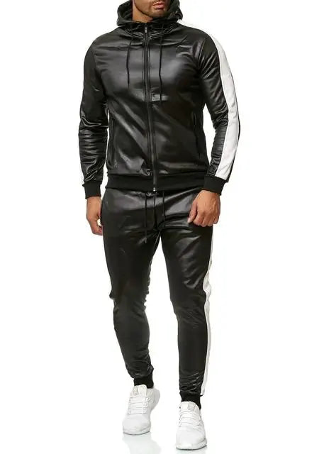 Sweat Suit Hooded Jacket Pants Set by Oz-Direct.com