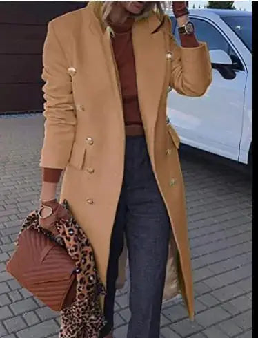 Double Breasted Long Blazers by Oz-Direct.com