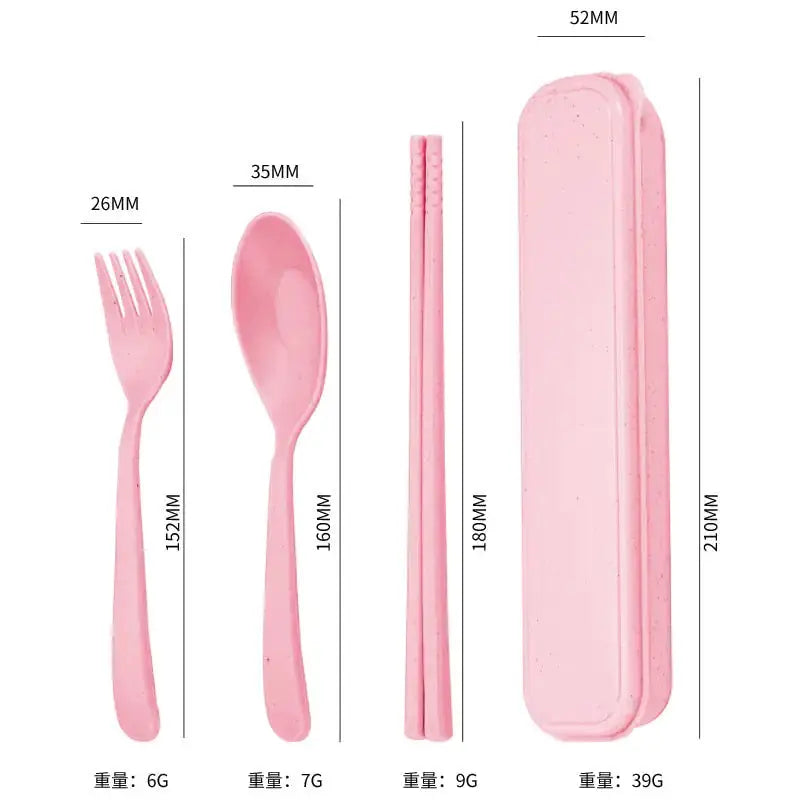4Pcs Travel Utensil Set by Oz-Direct.com