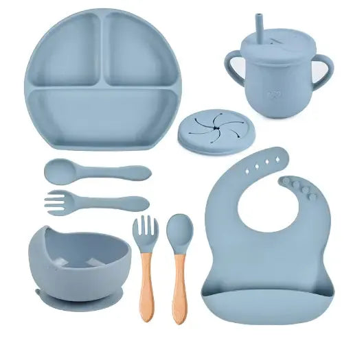 5Pcs/Set Silicone Children Tableware by Oz-Direct.com