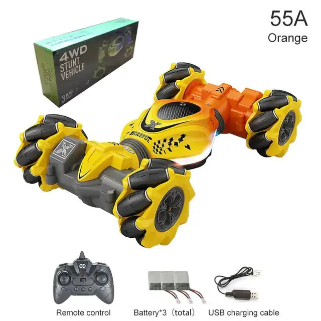RC Watch Gesture Rotation Stunt Car by Oz-Direct.com