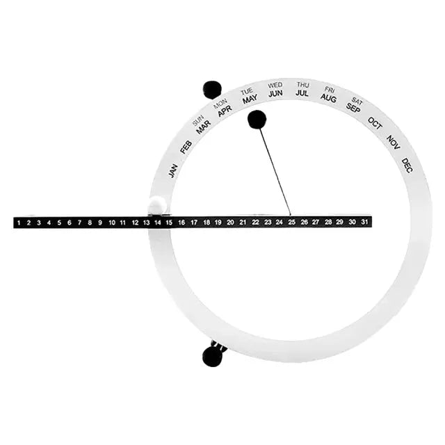 Nordic Style Table Calendar by Oz-Direct.com