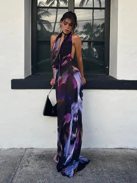 Backless Sexy Maxi Dress by Oz-Direct.com