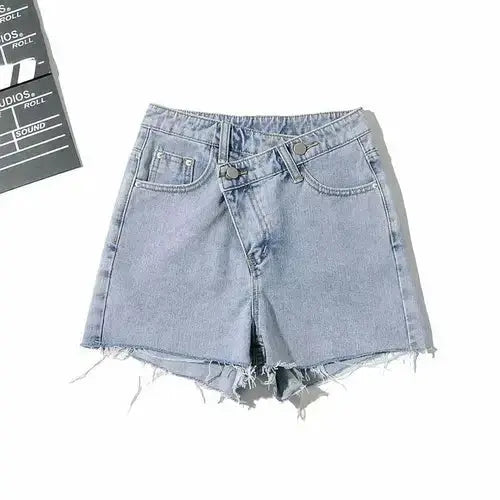 Vintage Tassel Blue Shorts Women by Oz-Direct.com