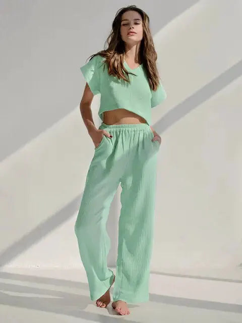 2 Piece Set Loose Pajamas for Women by Oz-Direct.com