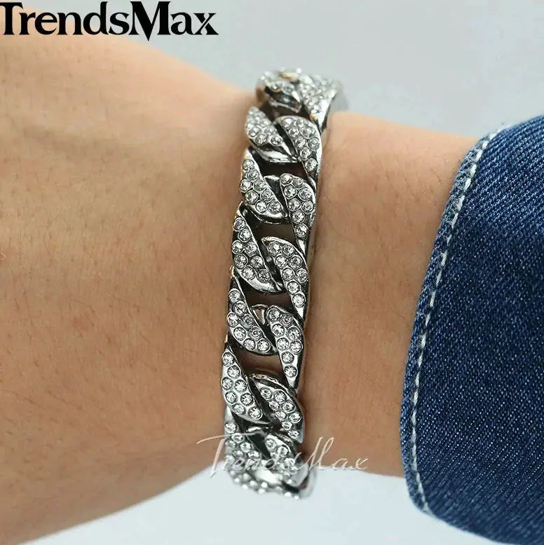 Curb Cuban Chain Bracelet by Oz-Direct.com