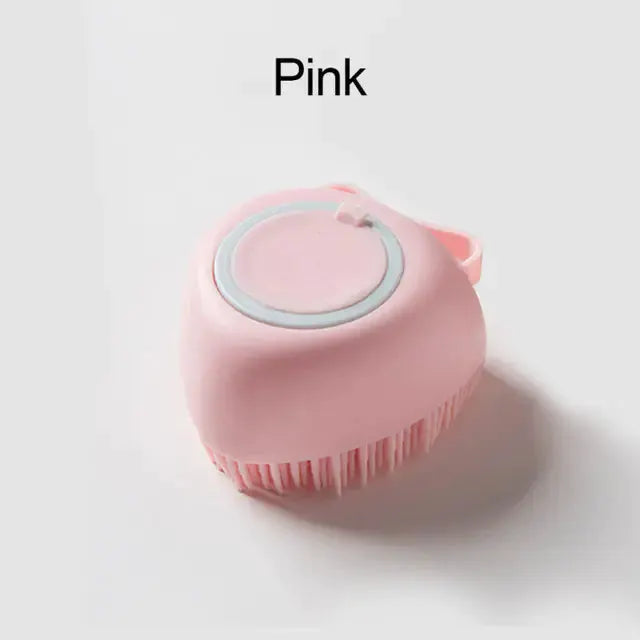 Soft Silicone Dog Massage Brush by Oz-Direct.com