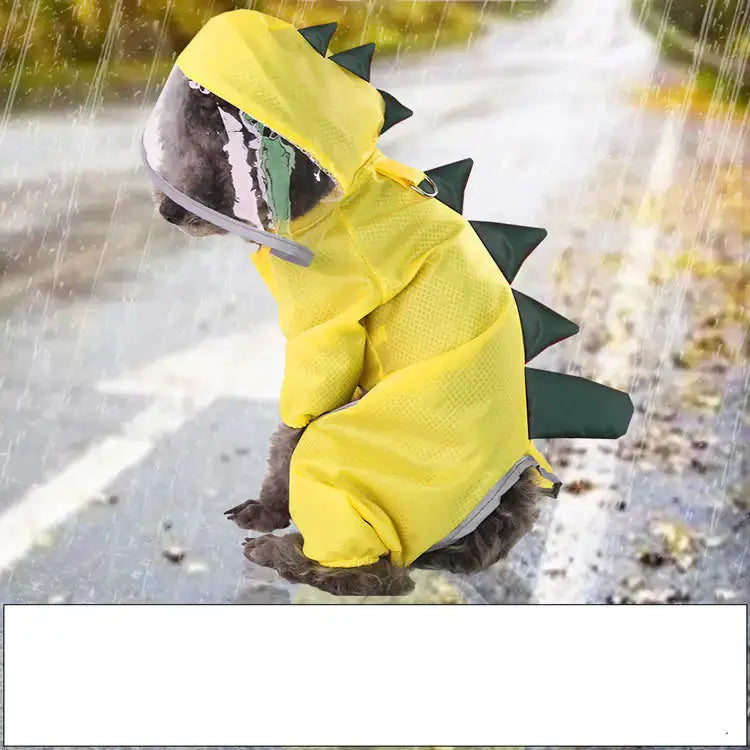 Dinosaur Raincoat for Dogs by Oz-Direct.com