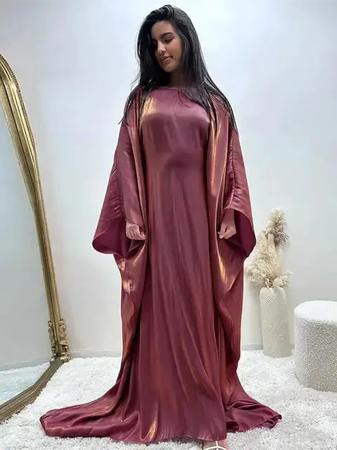 Satin Butterfly Abaya by Oz-Direct.com