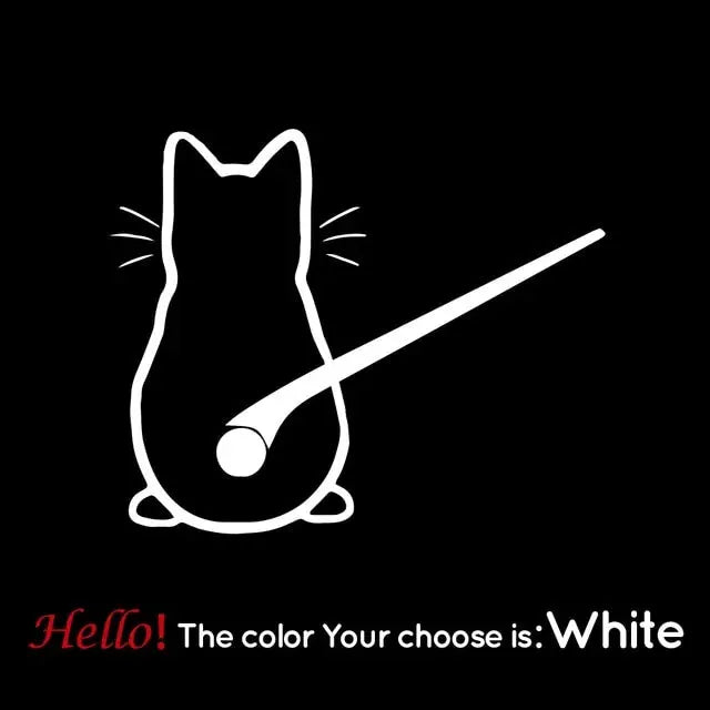 Cat Car Stickers by Oz-Direct.com