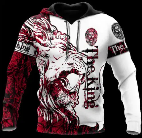 Lion - White Tiger Hoodies by Oz-Direct.com