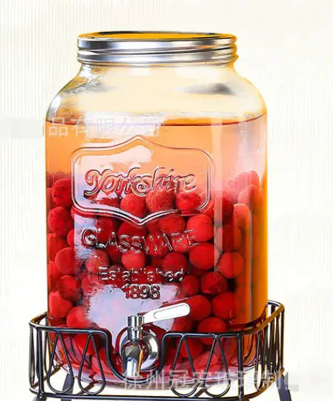 Retro Embossed Drink Dispenser Jar by Oz-Direct.com