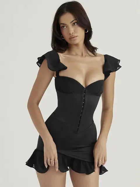 Sexy Off Shoulder Strapless Mini Dress by Oz-Direct.com