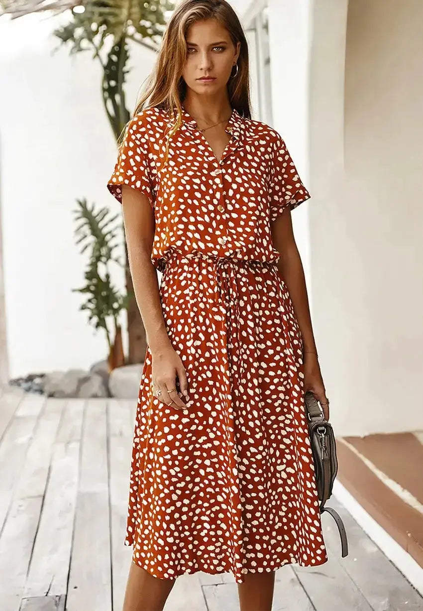 Vintage Polkadot Dress by Oz-Direct.com