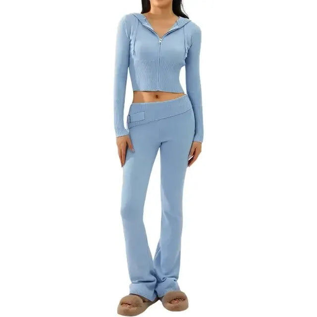 Spring Knitted Women's Two Piece Sets by Oz-Direct.com